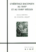 Héritage baconien au XVIIe et au XVIIIe siècles